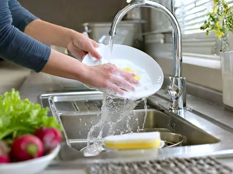 Nieprawidłowe mycie naczyń