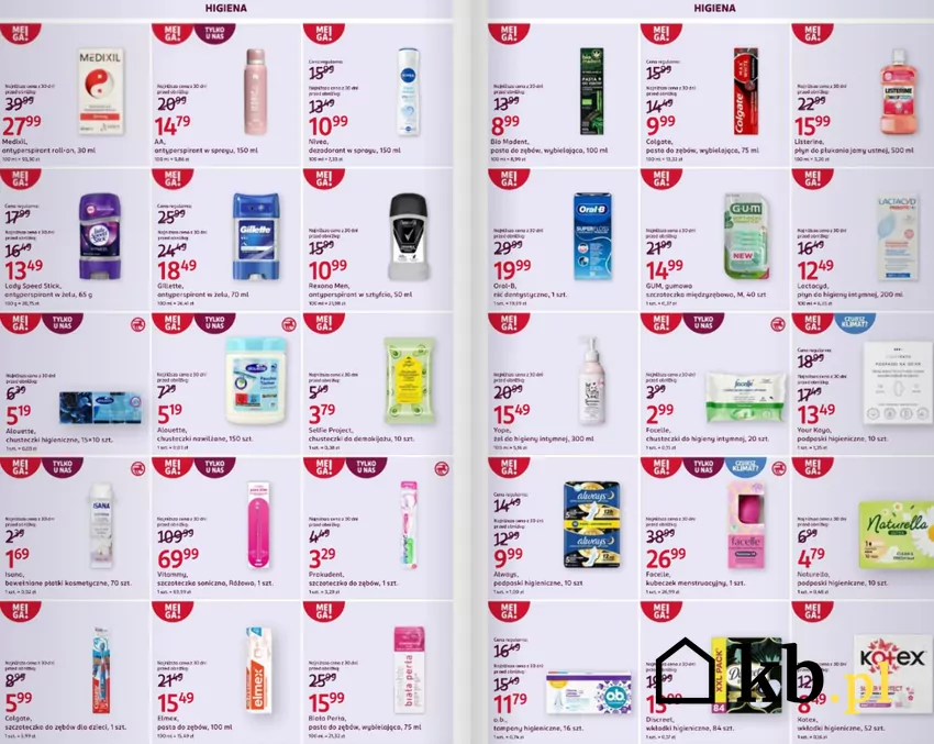 Produkty do higieny i pielęgnacji teraz taniej w Rossmannie Rossmann - gazetka