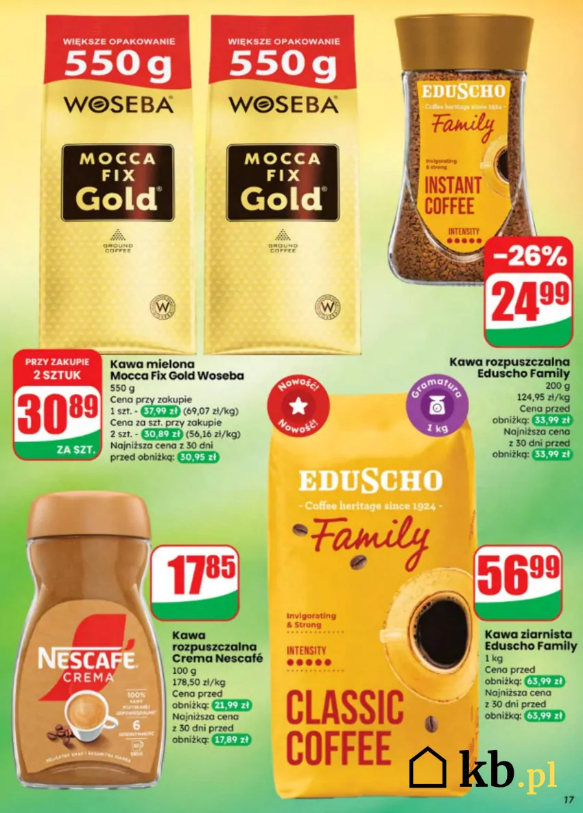 W Dino genialne kawy w promocyjnych cenach Dino - gazetka