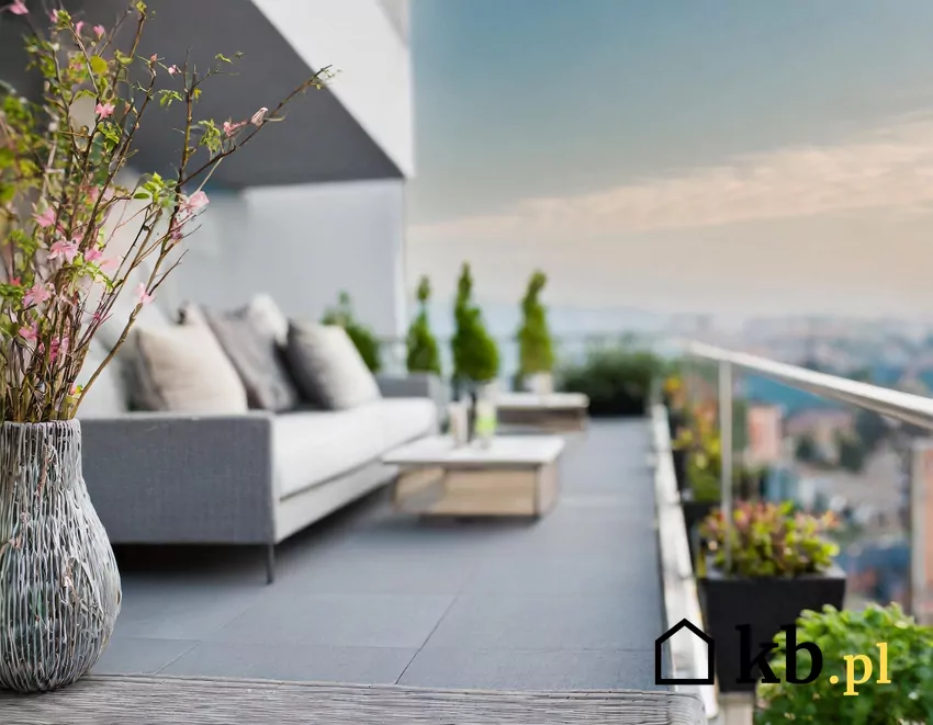 taras z widokiem na miasto