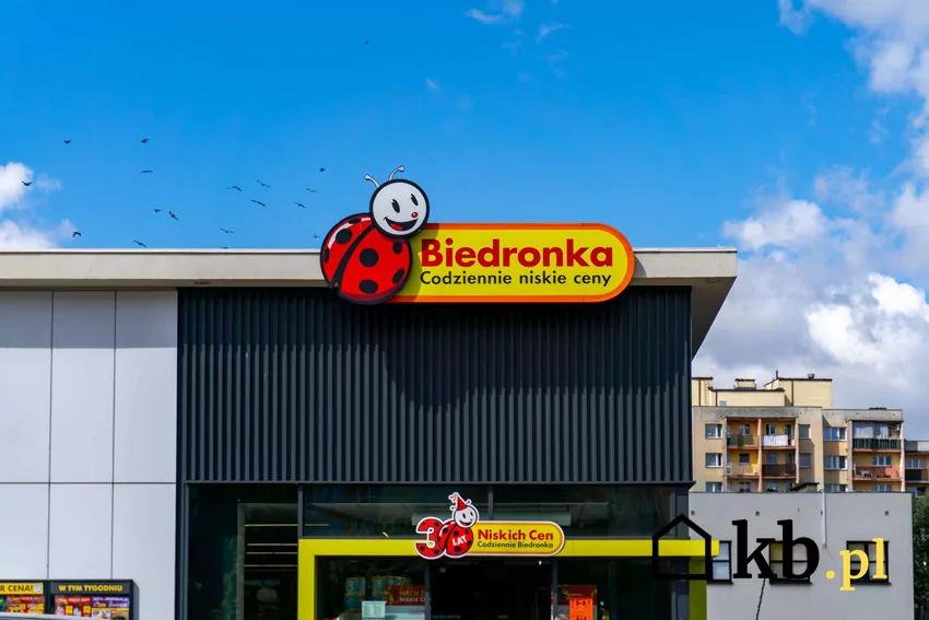 Budynek sklepu Biedronka
