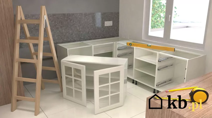 Rozmontowane meble kuchenne