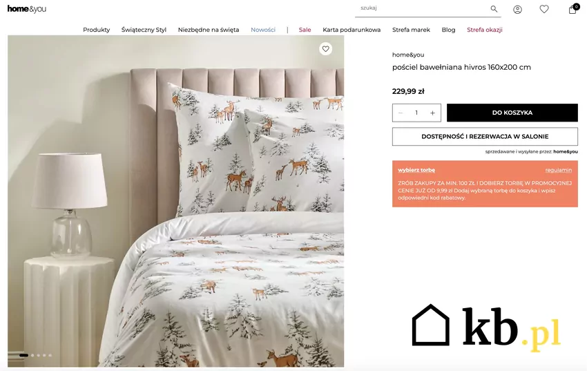 Pościel świąteczna z home&you