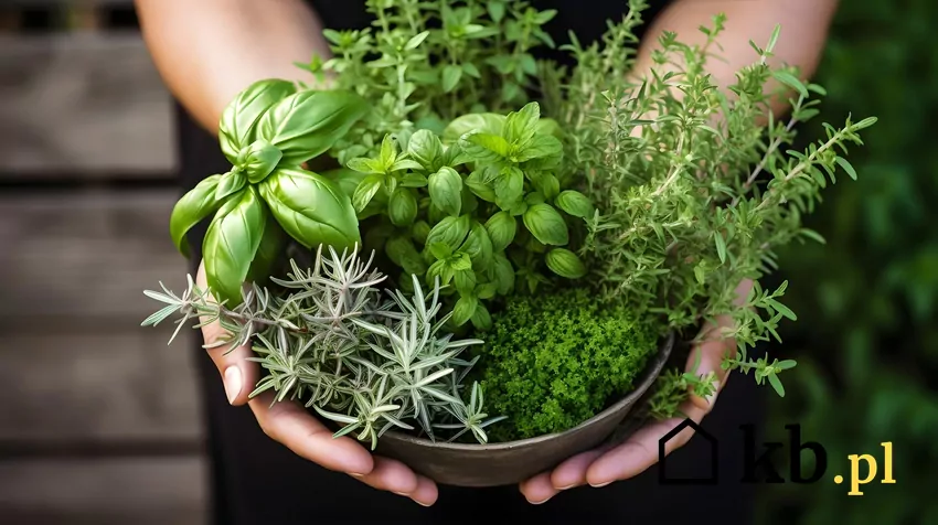 zioła w doniczce