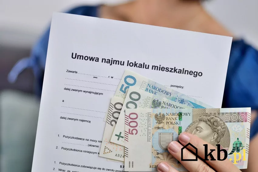 umowa najmu, pieniądze