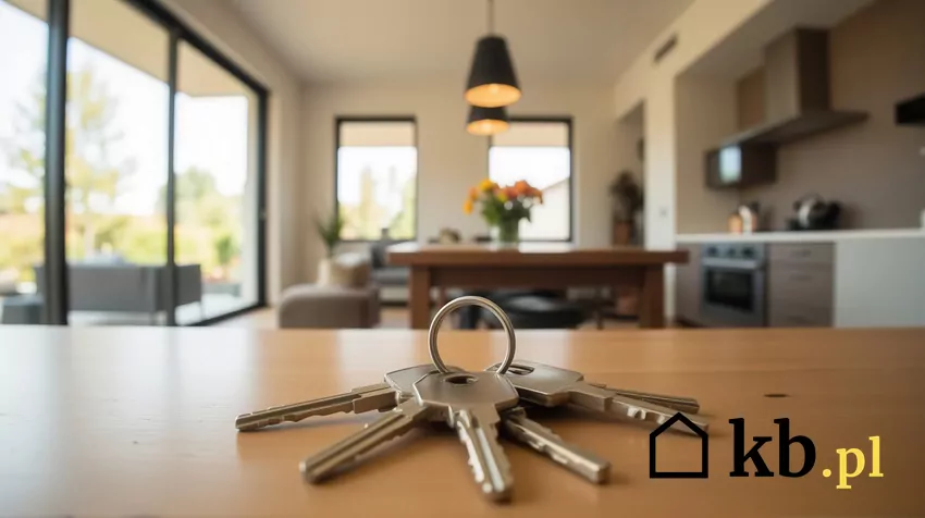 nowy apartament, klucze do mieszkania