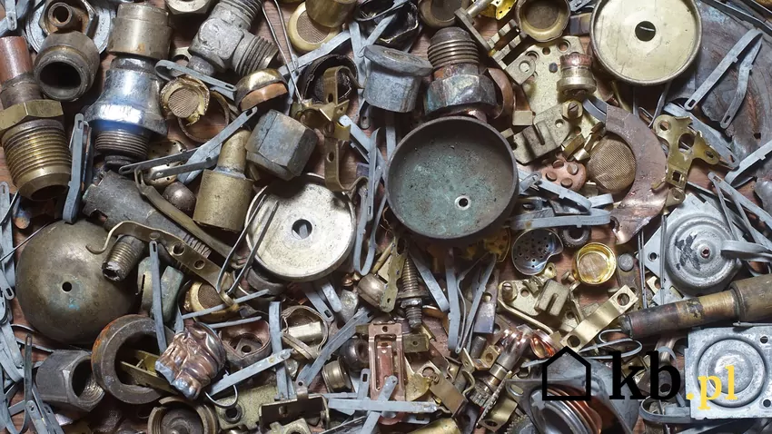 Złom różne rodzaje metalu