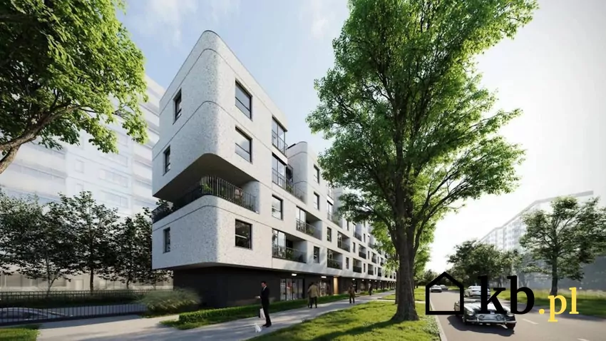 wizualizacja apartamentowca przy ulicy księcia Janusza