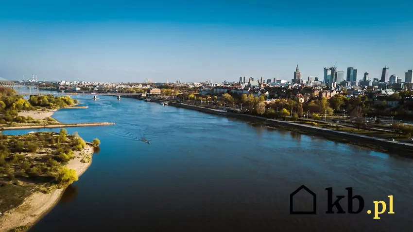Warszawa, widok na Wisłę