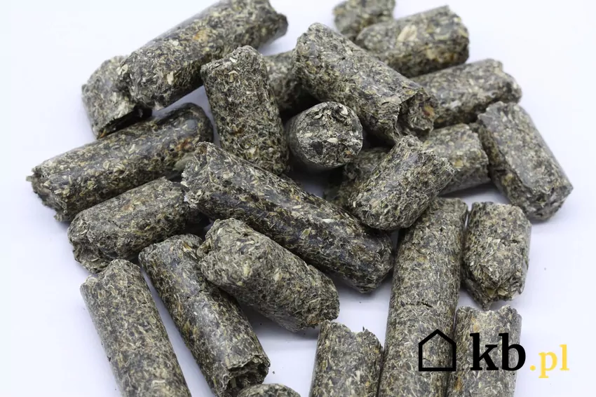 Pellet z łusek słonecznika