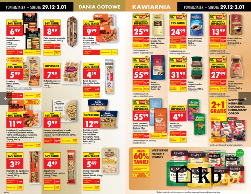 W promocji m.in. kultowe kawy Biedronka - gazetka