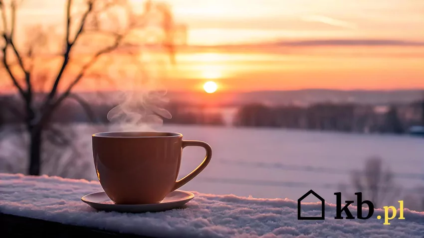 Kawa zaparzona w filiżance