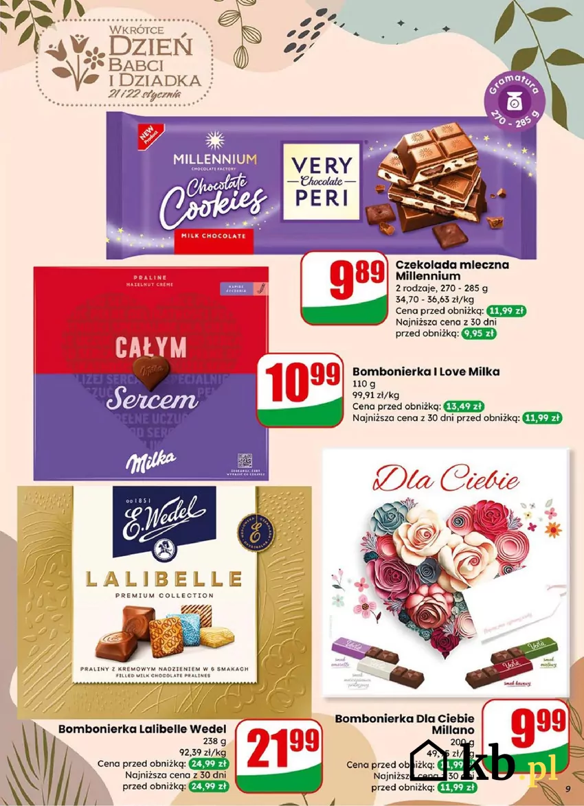 Słodycze na Dzień Babci i Dziadka w Dino Dino - gazetka