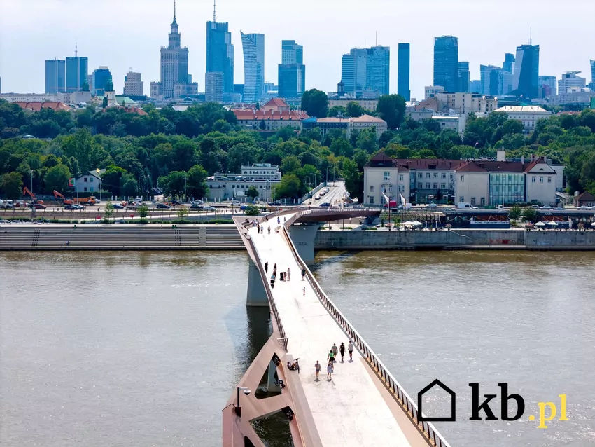 Kładka pieszo rowerowa w Warszawie