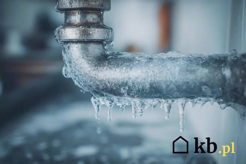 zamarznięta rura