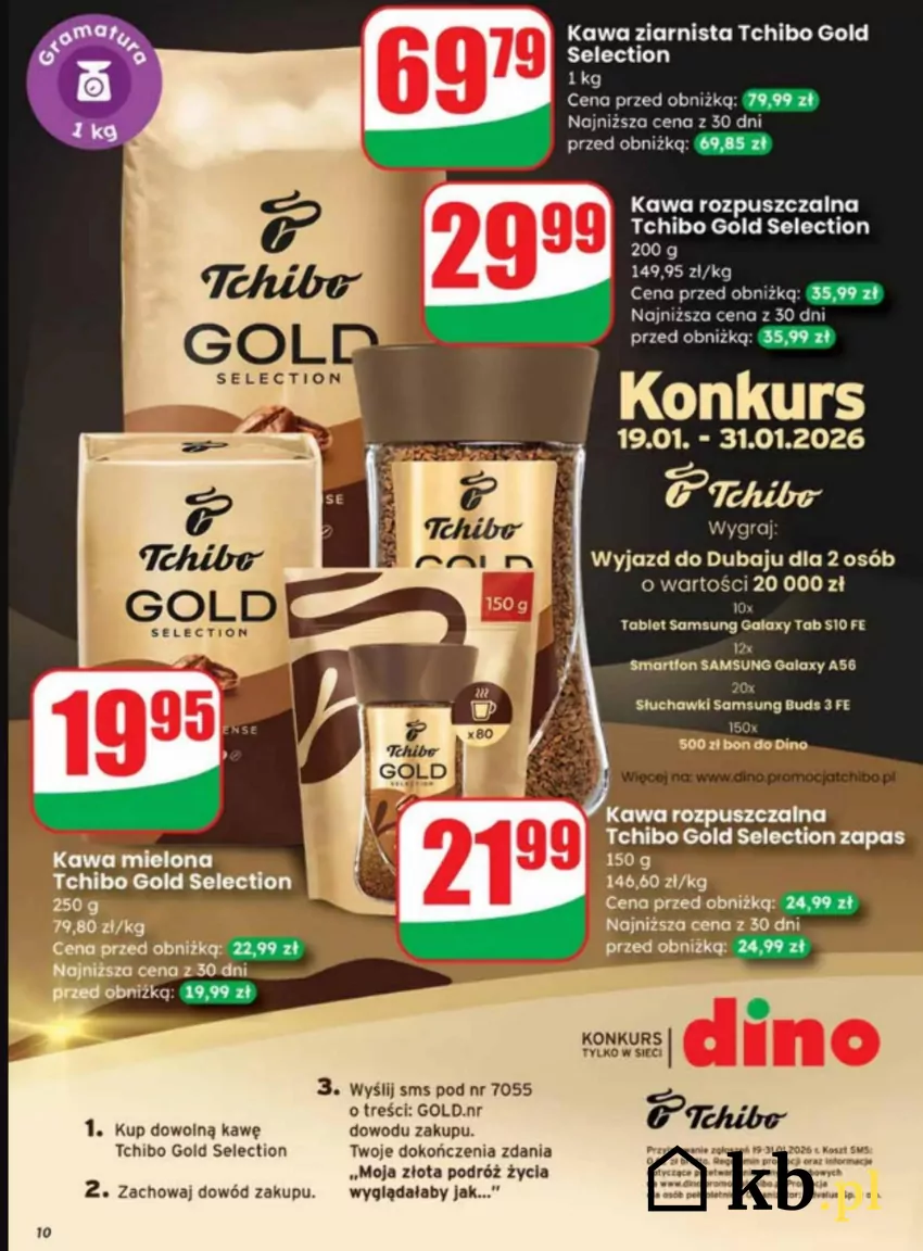 W Dino duże obniżki cen kultowych kaw Dino - gazetka