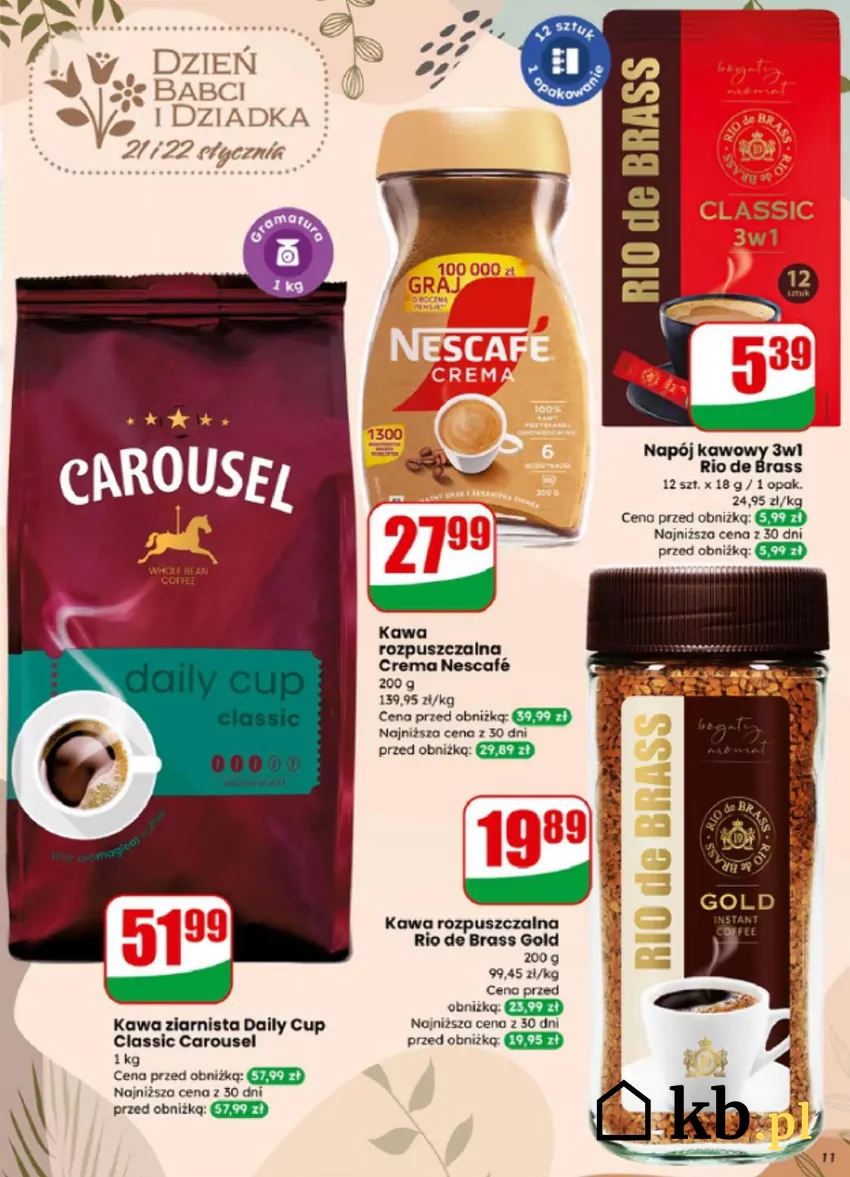 Genialne kawy w promocyjnych cenach Dino - gazetka