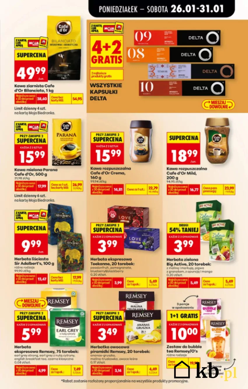 W promocji m.in. kultowe kawy Biedronka - gazetka