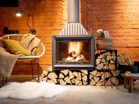 Kominek w systemie hybrydowym