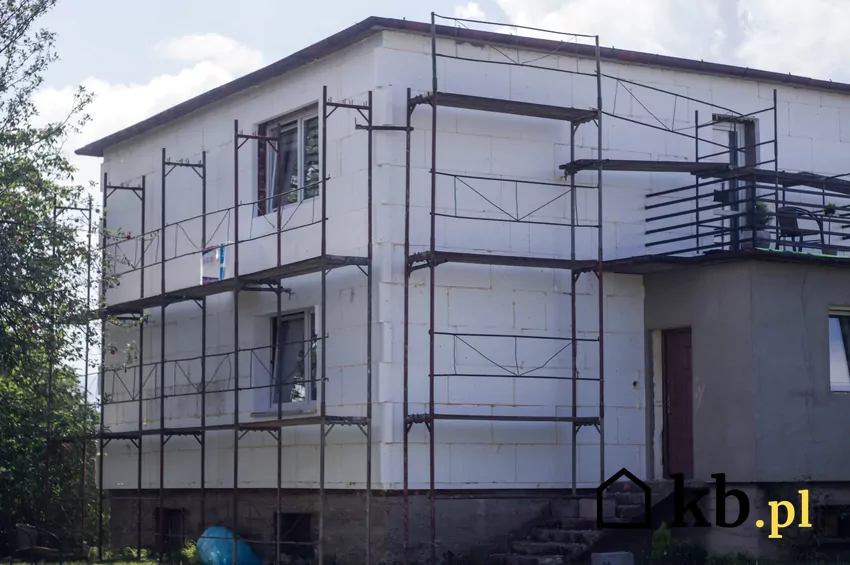 remont elewacji, dom jednorodzinny