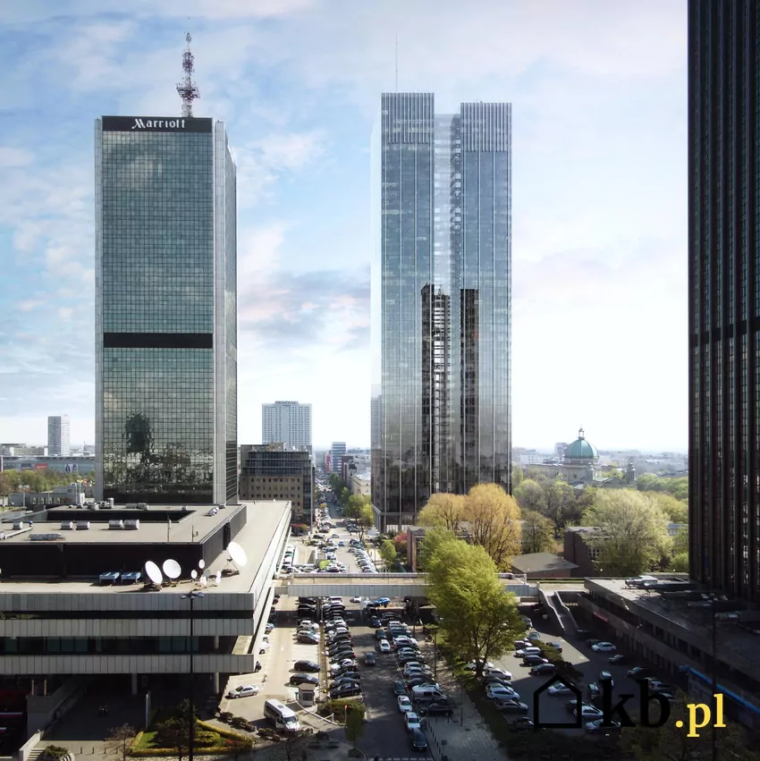 Wizualizacje ROMA Tower, w 2026 r. deweloper ma zaprezentować nowe wersje