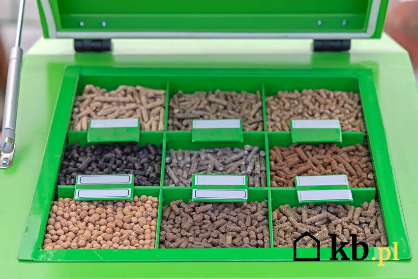 różne rodzaje pelletu