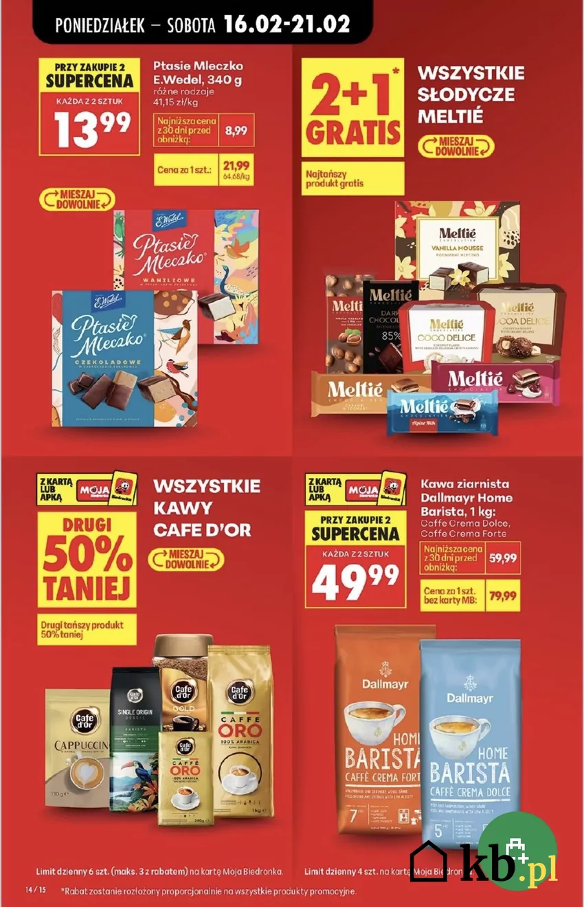 Kawa ziarnista Dallmayr jest w świetnej cenie - aż 30 zł mniej! Promocje w Biedronce