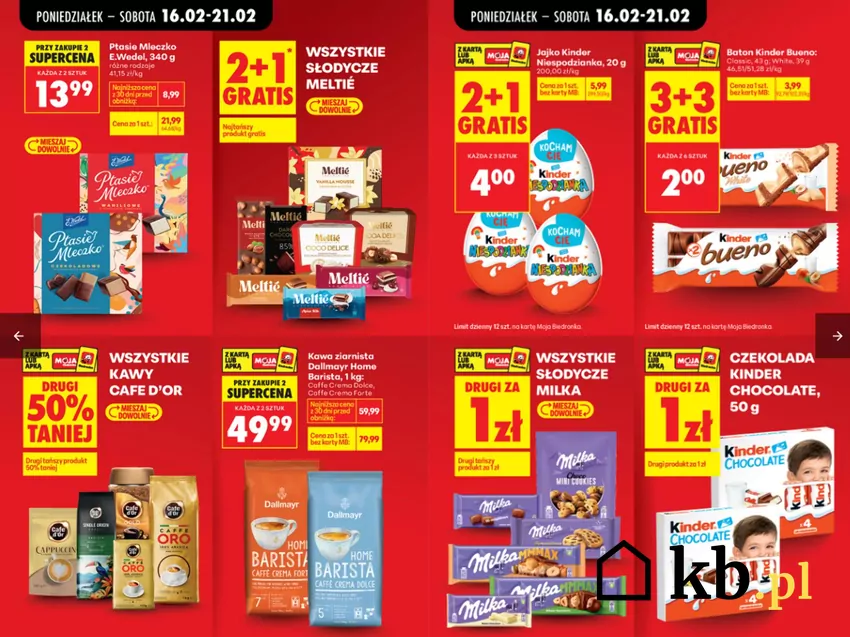 W promocji mnóstwo kultowych produktów Biedronka - gazetka