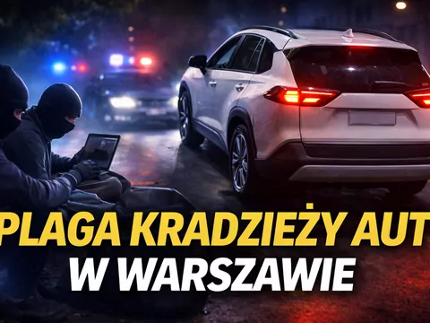 Plaga kradzieży aut w Warszawie
