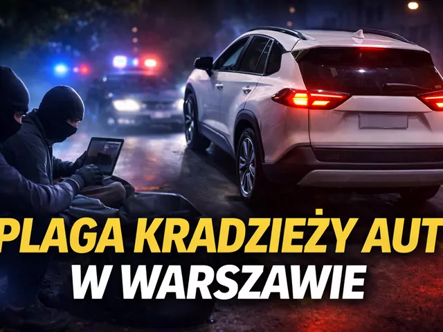 Plaga kradzieży aut w Warszawie