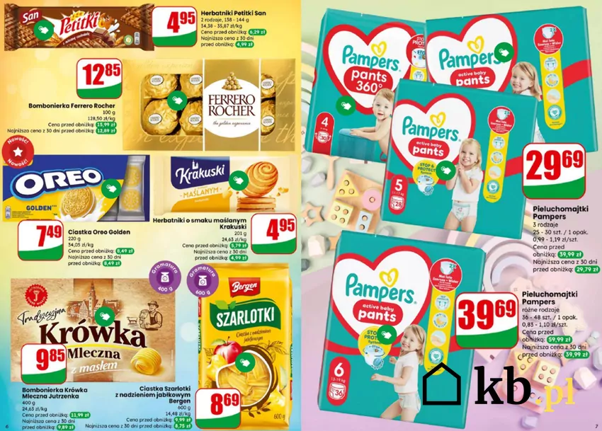 Ulubione słodycze Polaków i Pampersy w okazyjnych cenach Dino - gazetka