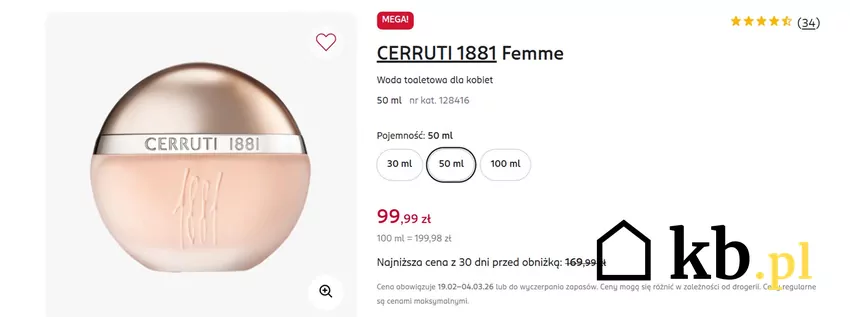 Woda toaletowa dla kobiet w mocno obniżonej cenie Rossmann - gazetka