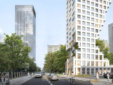 Najwęższy wieżowiec w Warszawie