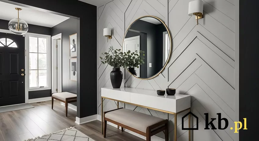 wnętrze domu z wiatrołapem