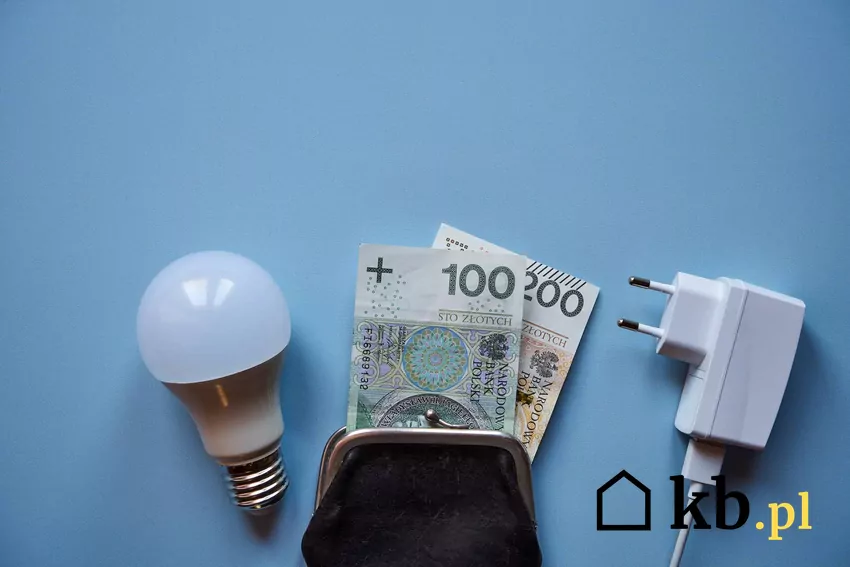 pieniądze, żarówka, ładowarka