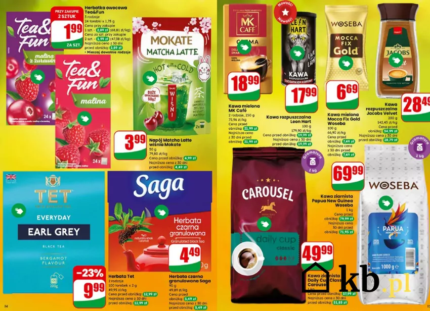 W Dino duże obniżki cen kultowych kaw Dino - gazetka