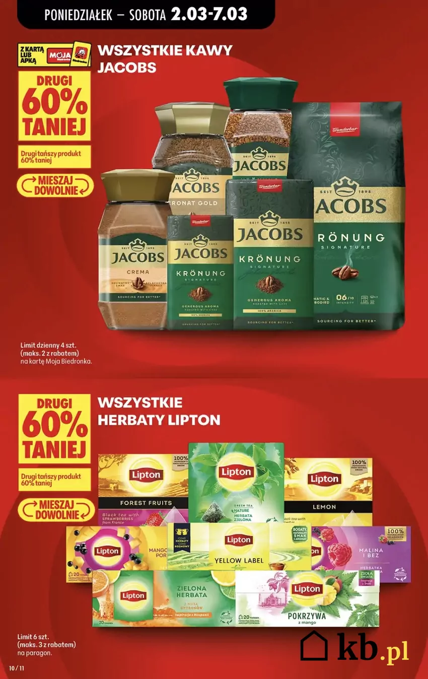 Każda kawa tej marki bierze udział w promocji Promocje w Biedronce