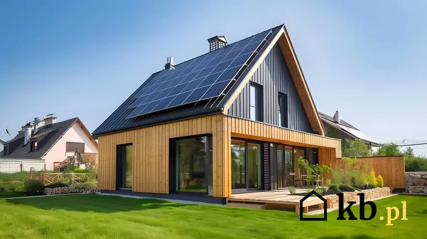 dom z blaszaną elewacją