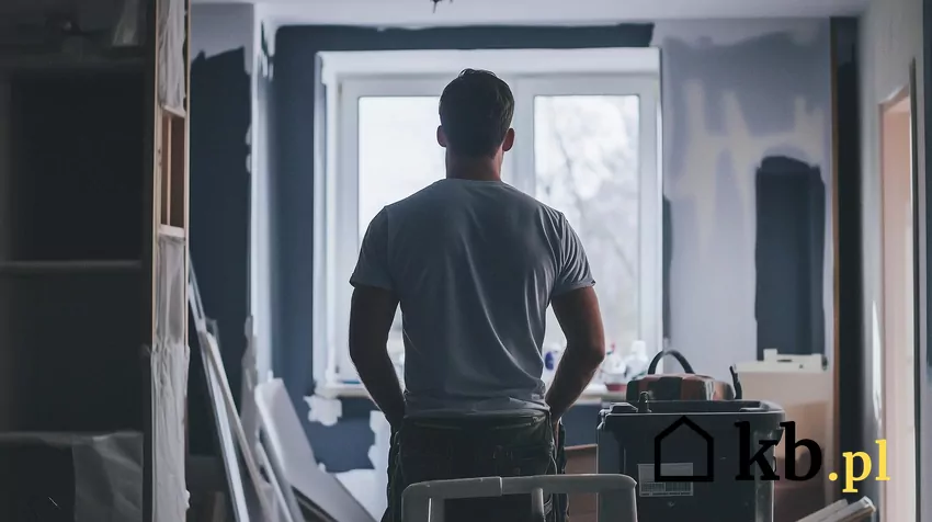 Remont, którego koszt zwróci się w kilka lat? Sprawdzamy te popularne mity mężczyzna w mieszkaniu