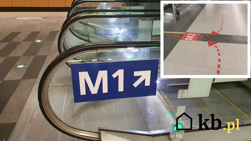Nieintuicyjne oznaczenia na stacji metra