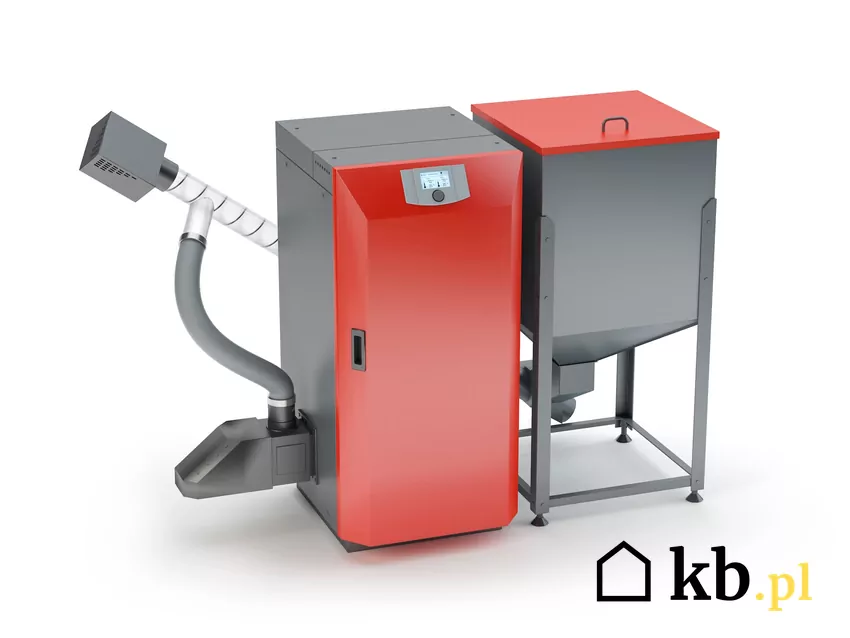 kocioł z podajnikiem