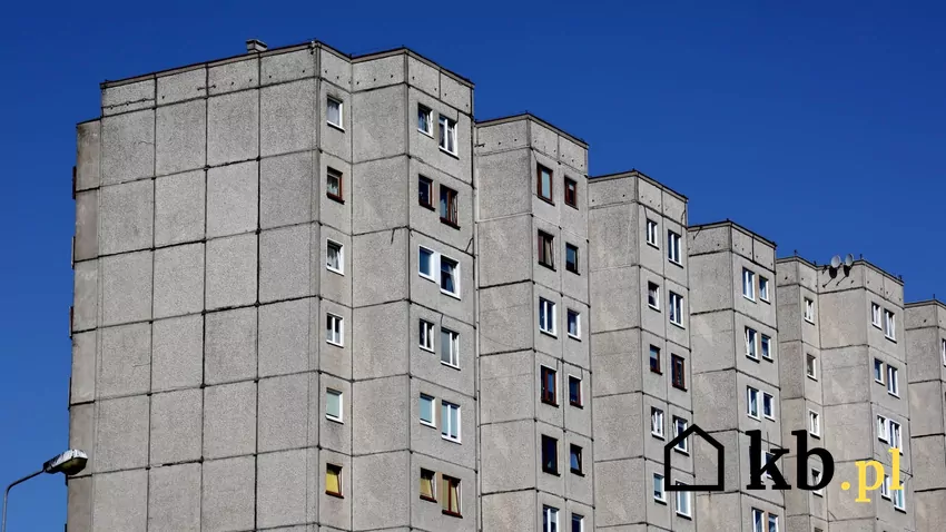 zaniedbane bloki z wielkiej płyty