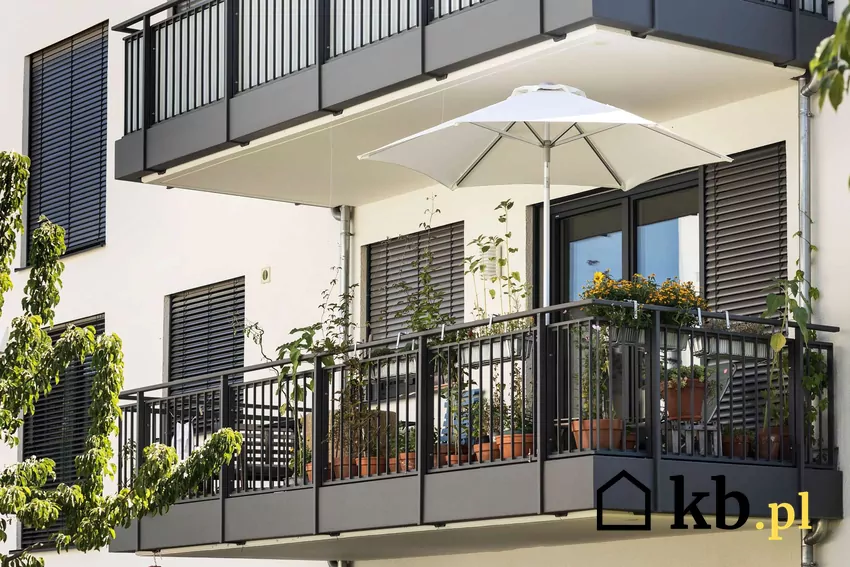 Balkon domu jednorodzinnego