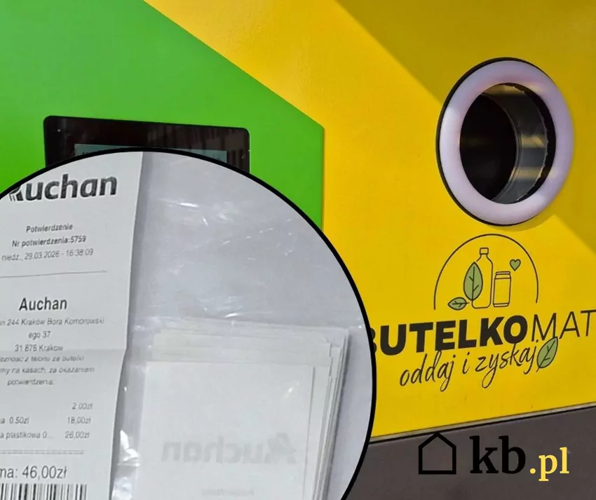 Wiktor zbierał butelki i zarobił na butelkomacie