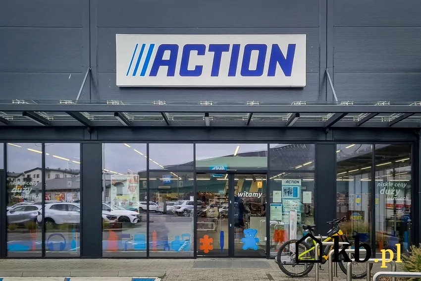 Wejście do sklepu Action