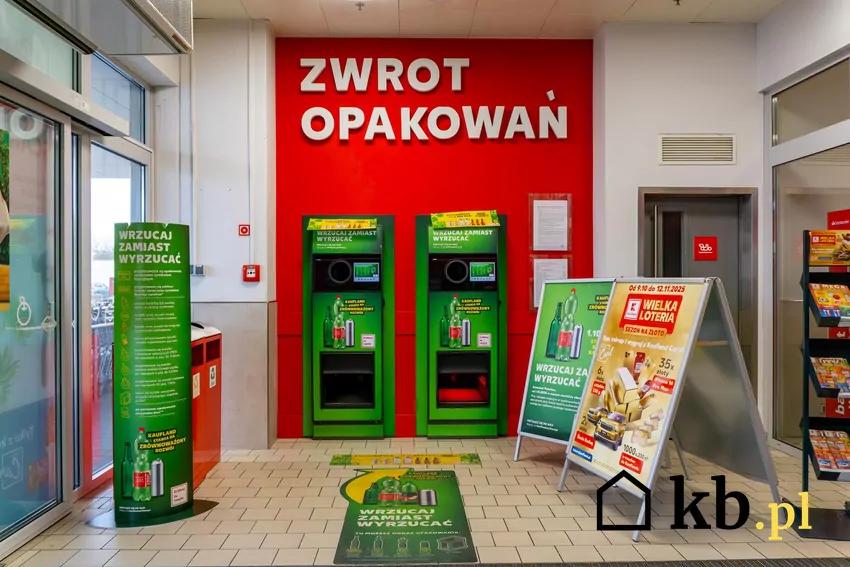 Zwrot opakowań w Kauflandzie - butelkomaty