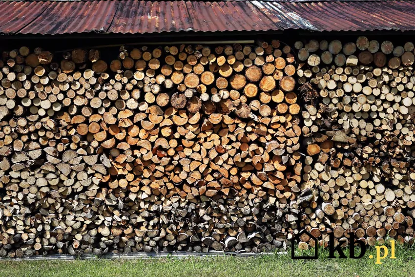 składowanie drewna na opał