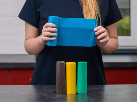 Program pilotażowy do kodó na workach na śmieci