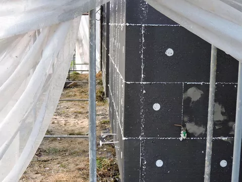 Błąd przy montażu styropianu grafitowego