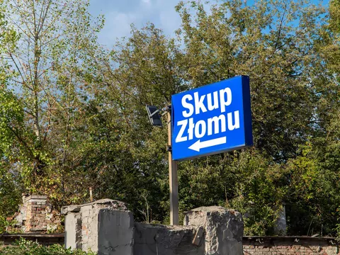 Sprzedaż złomu w skupie